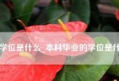 学历与学位（揭秘学历与学位的异同）