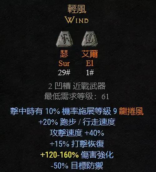 暗黑2符文装备一览表是什么？如何获取和使用？  第3张
