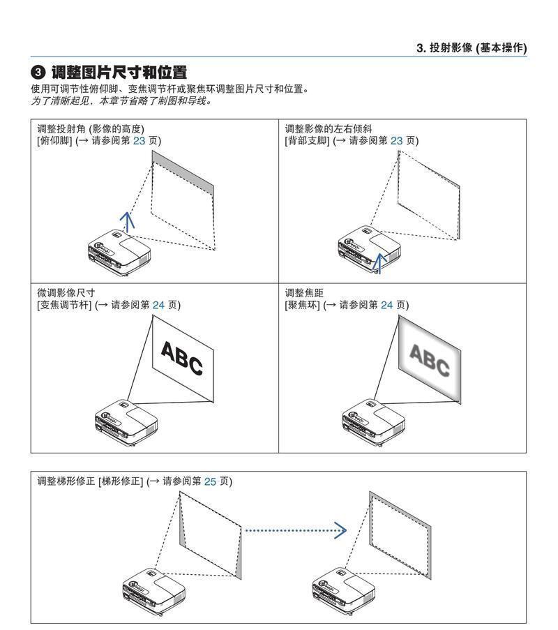 投影仪无法调整大小怎么办？常见问题及解决方法是什么？  第2张