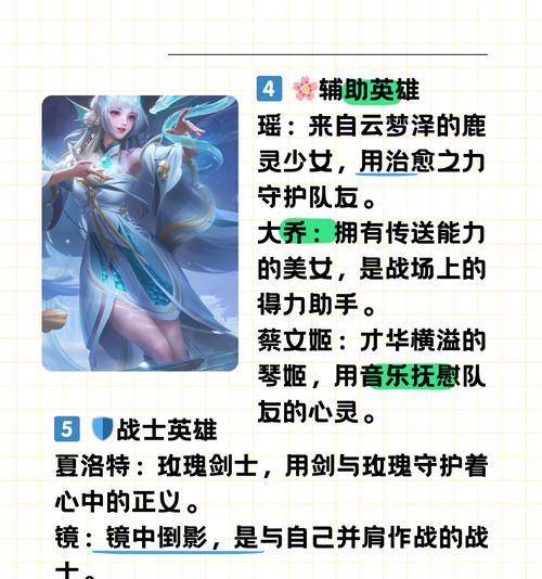王者荣耀中哪个角色最适合自己？  第1张